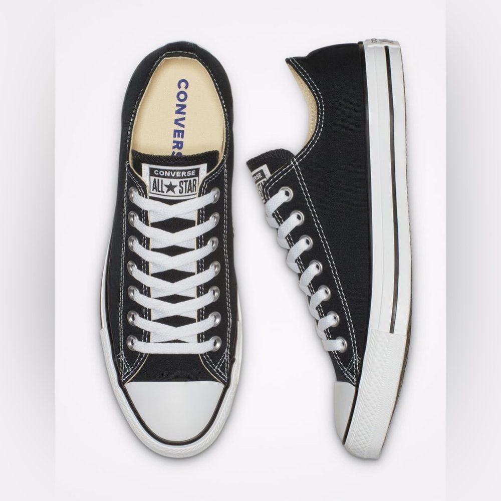 Converse Black Low Top Sneakers - BRAND NEW